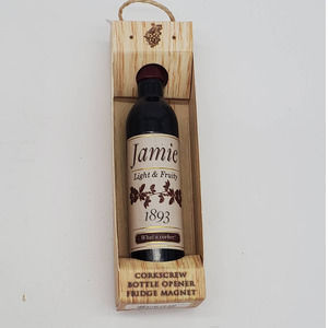 Corkscrew Wine Opener Magnet - Personalized with Jamie